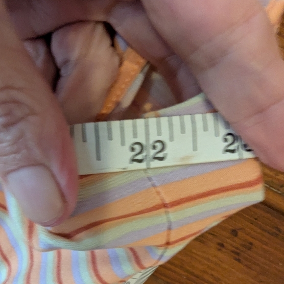 SO Orange and White Striped romper - Picture 8 of 8